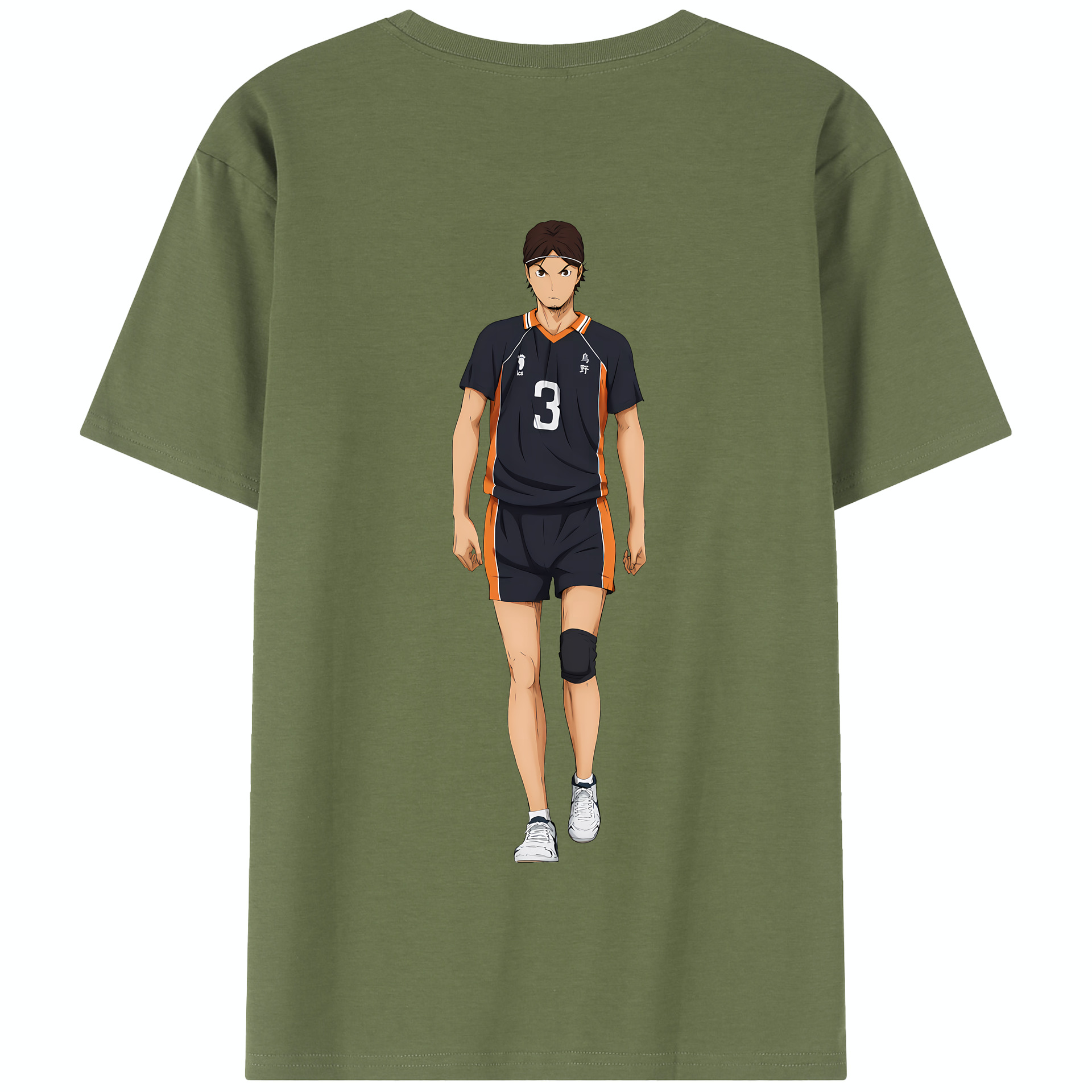 （画像用） ハイキュー!! Haikyu!! 綿100％半袖Tシャツ（背面プリント）